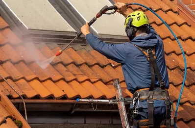 Démoussage et hydrofuge de toiture à Écurat